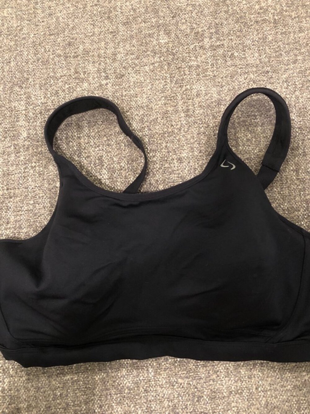 Moving Comfort Black Sports Bra, Size 40D